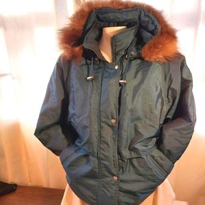 London fog  teal coat 😍 👌 sz medium